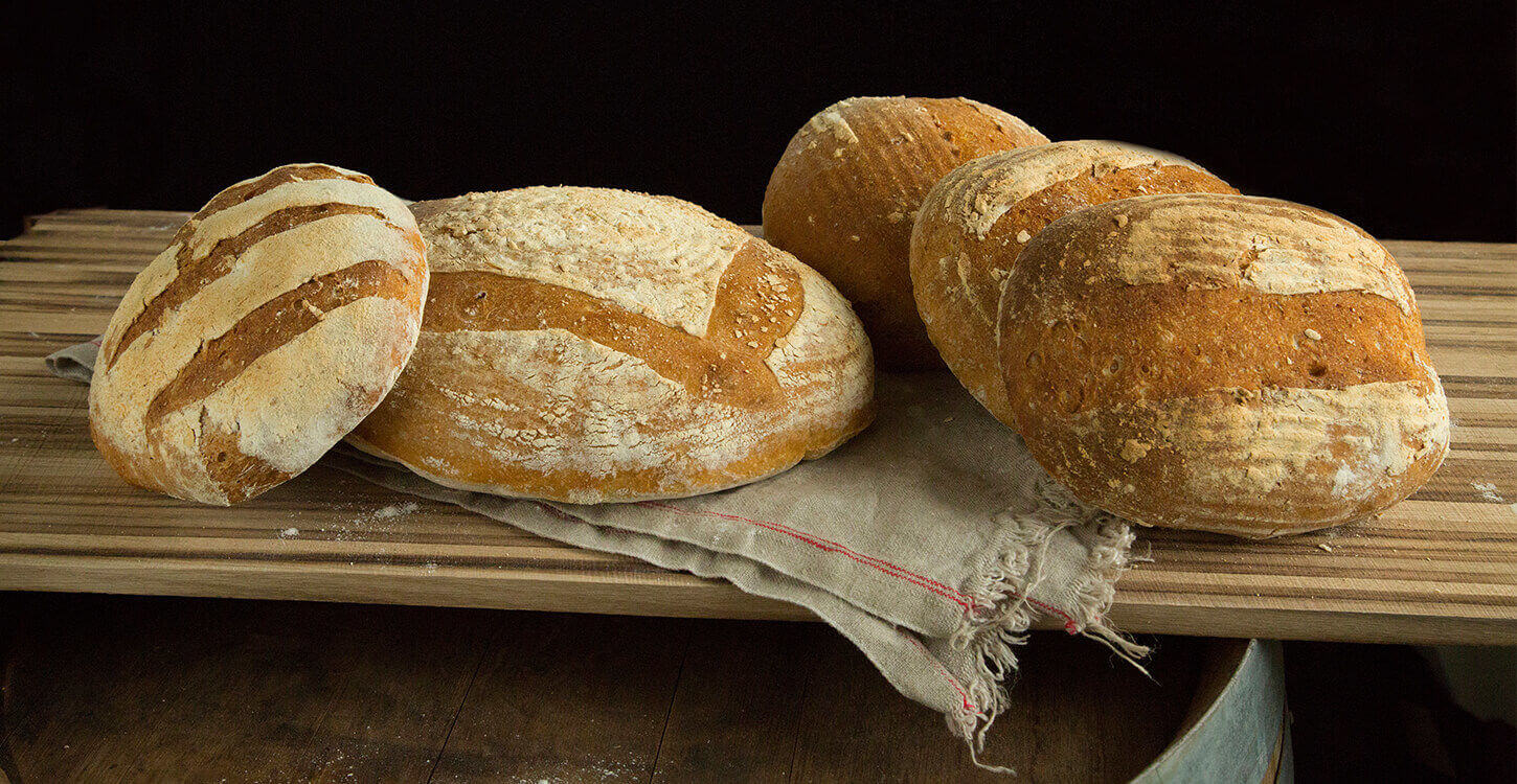 Rustic Country Bread Loaves