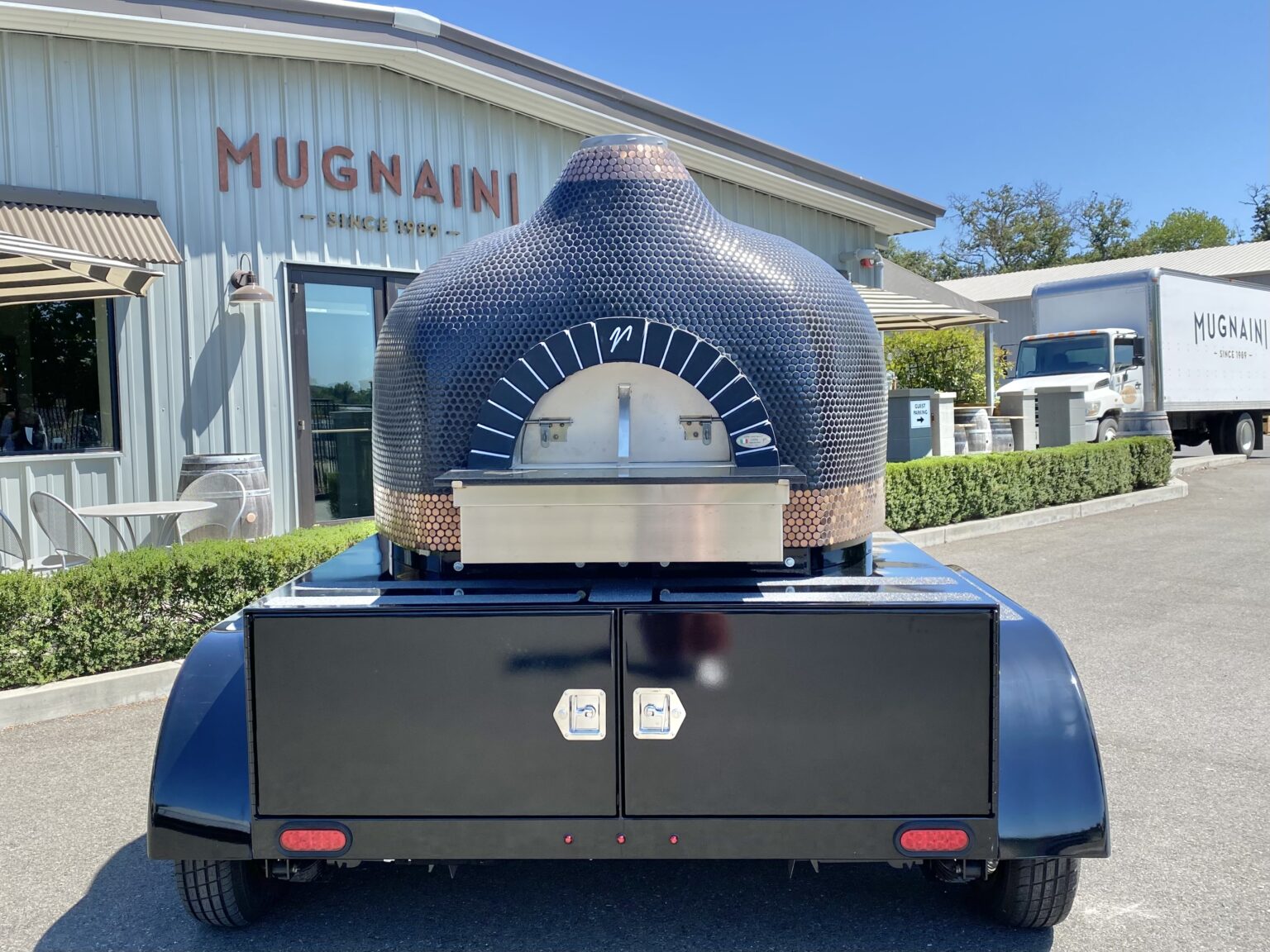 Mobile Pizza Ovens, a Mobile Pizza Oven at the Mugnaini Facility