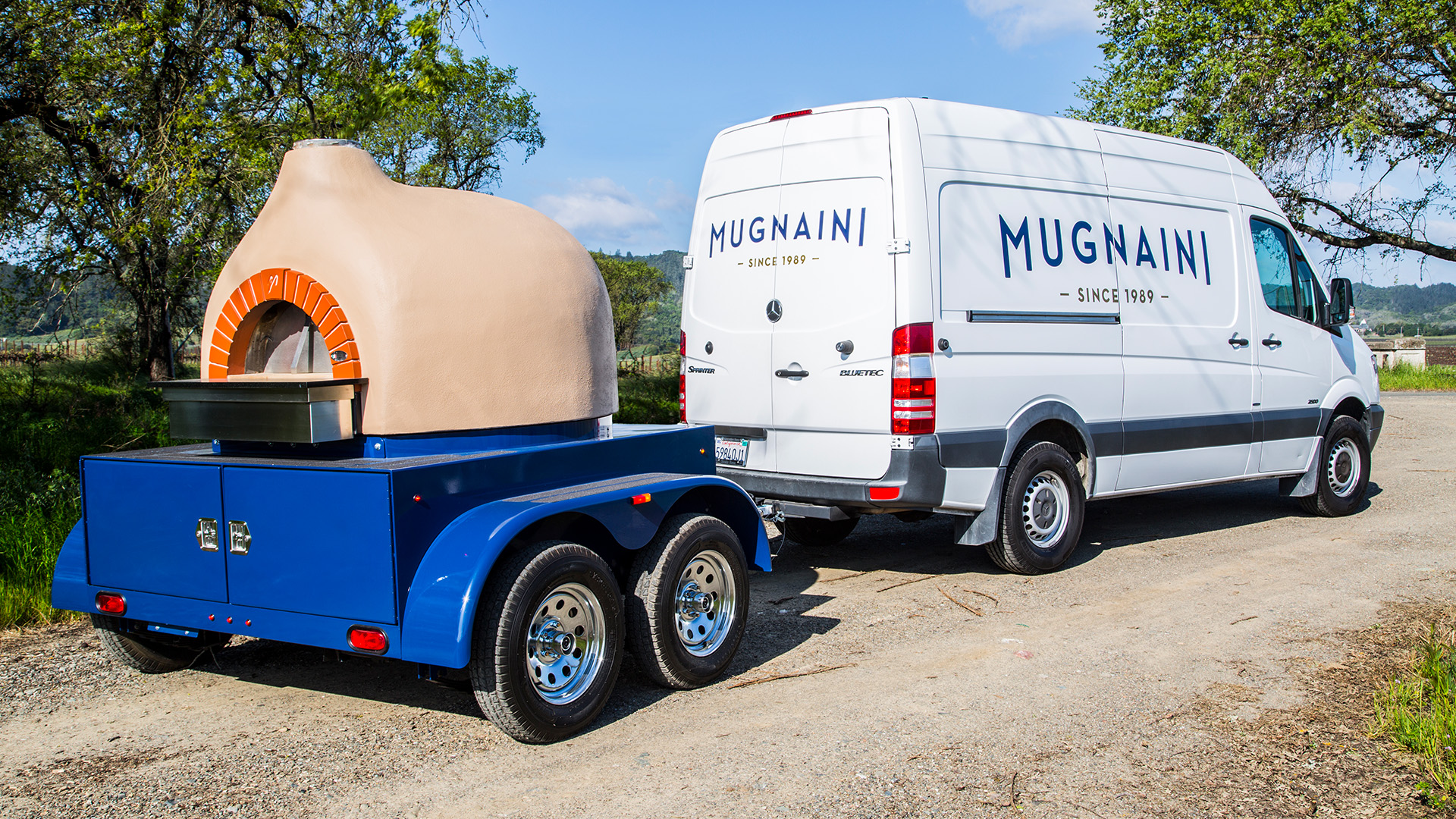 Commercial Ovens, a Mugnaini Commercial Pizza Oven being delivered.