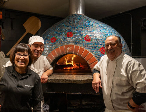 The Moceri Family and Their Wood Fired Oven